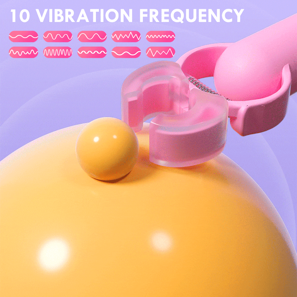 Euphoric Embrace Electric Nipple Clamp Vibrator | dmunderwear detail image 3
