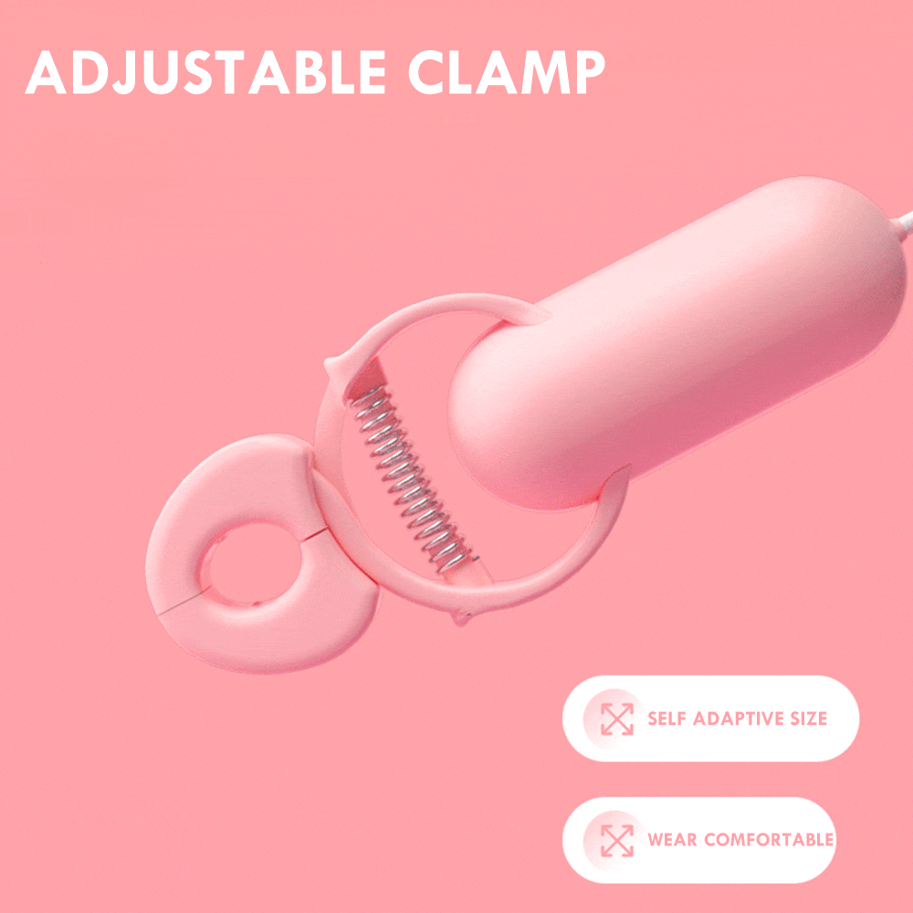 Euphoric Embrace Electric Nipple Clamp Vibrator | dmunderwear detail image 7