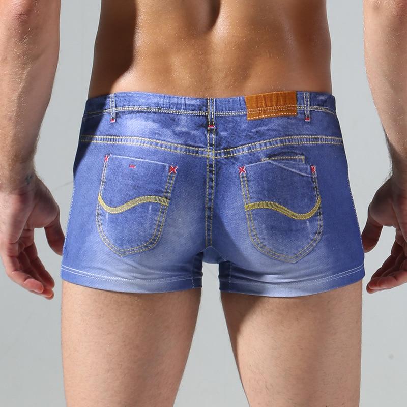 Faux Denim Boxer Briefs | dmunderwear detail image 2