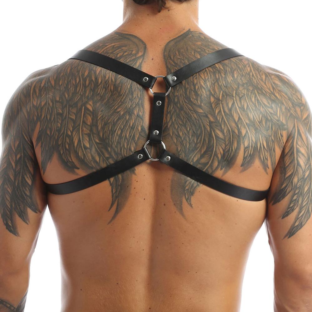 ORVLS Faux Leather Backpack Harness | dmunderwear product image 3