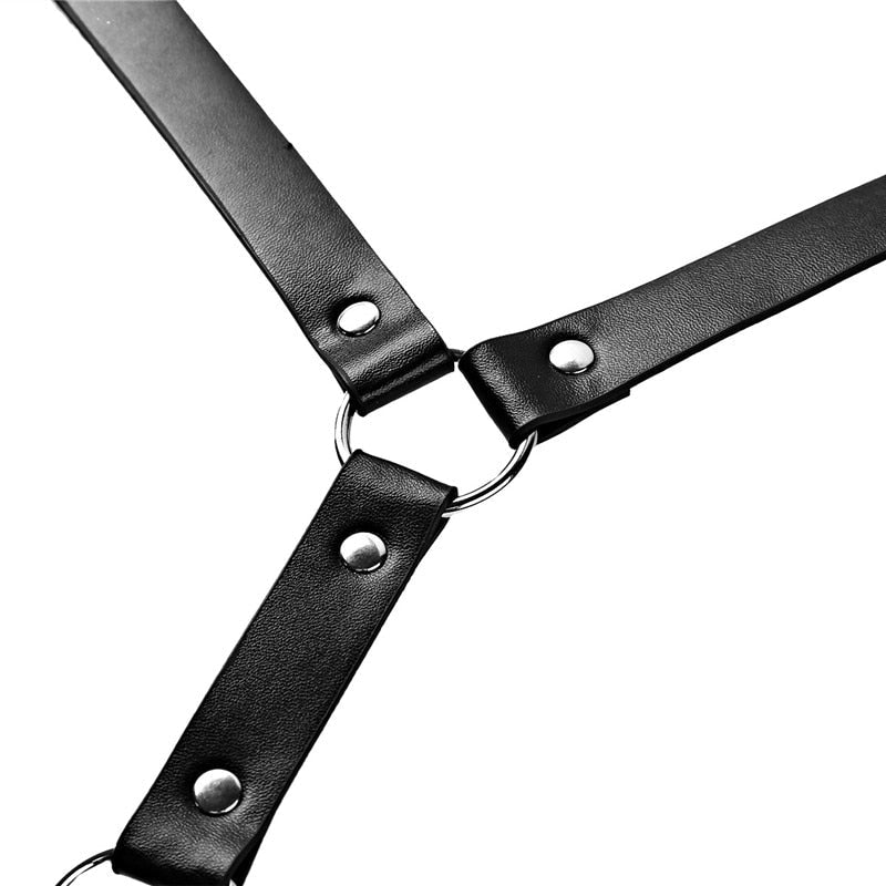 ORVLS Faux Leather Backpack Harness | dmunderwear product image 7