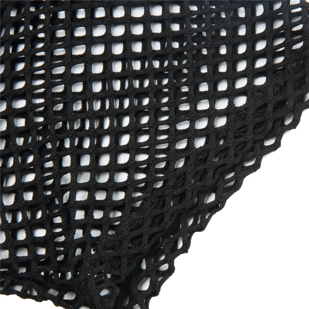 Faux Leather Mesh Crop Top | dmunderwear product image 8