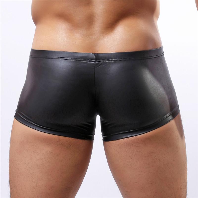 Faux Leather Ring Boxer Briefs | dmunderwear