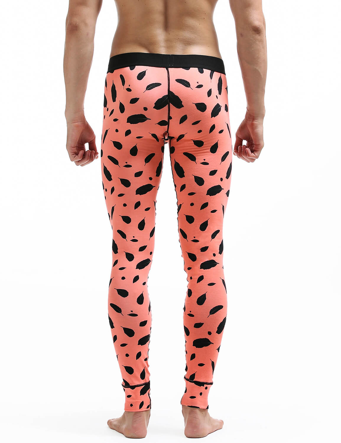 Feather Pattern Long John 60405 | dmunderwear detail image 7