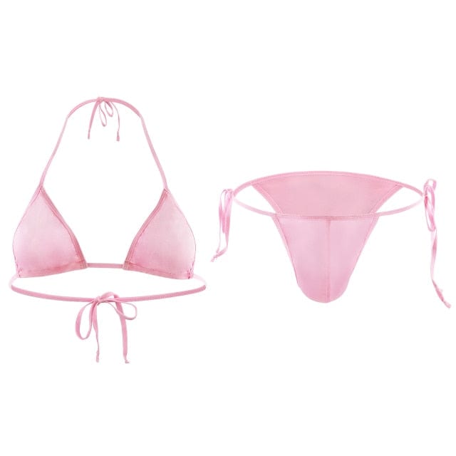 Fem String Bikini Set | dmunderwear detail image 7