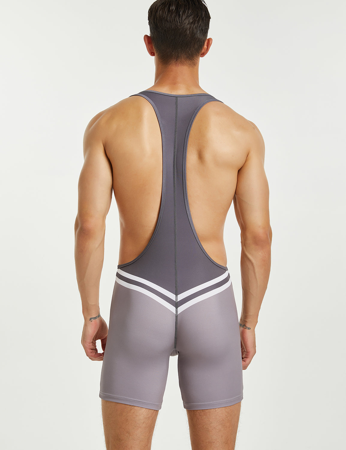 Fitness Wrestling Singlet Bodysuit 9704 | dmunderwear detail image 15