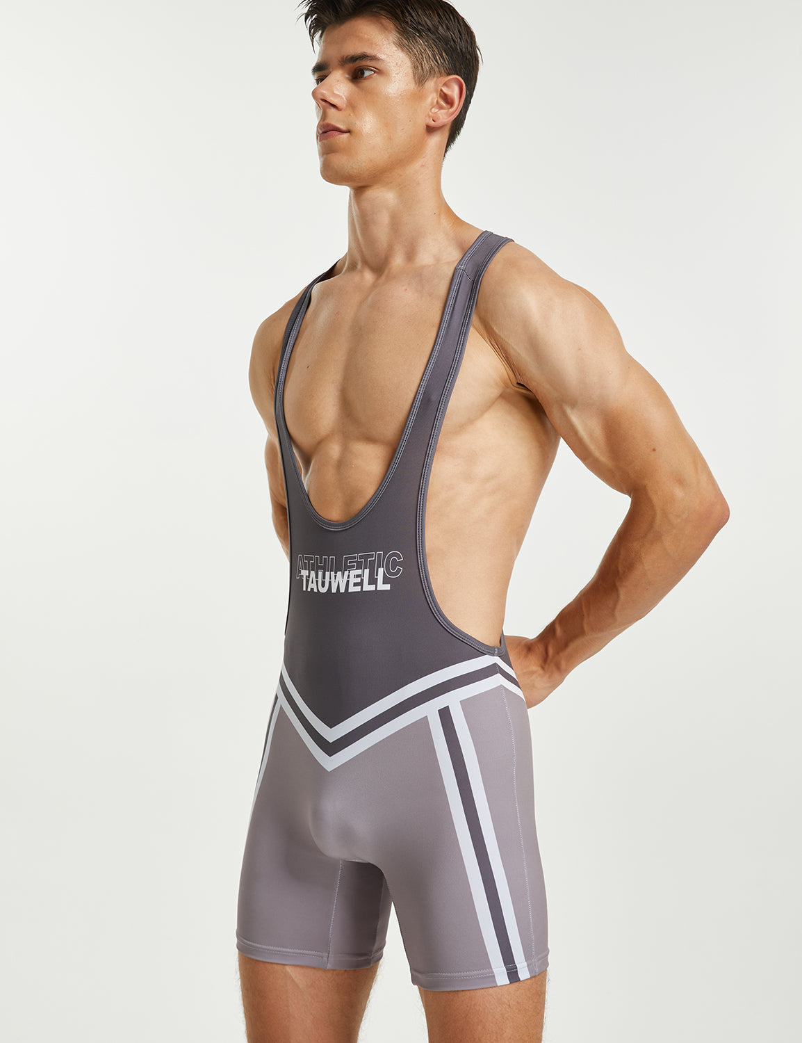 Fitness Wrestling Singlet Bodysuit 9704 | dmunderwear detail image 19