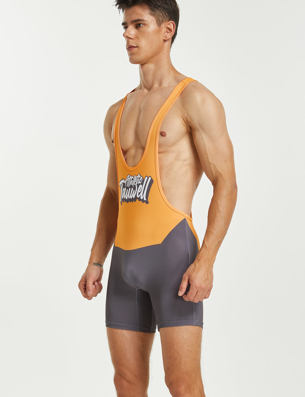 Fitness Wrestling Singlet Bodysuit 9711 | dmunderwear detail image 10