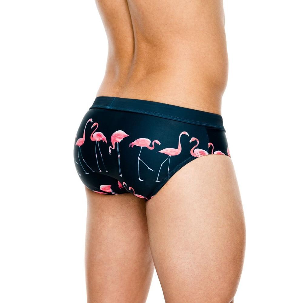 ORVLS Flamingo Swim Briefs | dmunderwear detail image 10