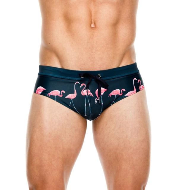 ORVLS Flamingo Swim Briefs | dmunderwear detail image 8