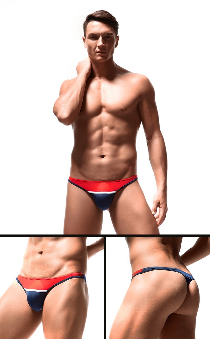 Flex Tech Chromatic Thong | dmunderwear detail image 11