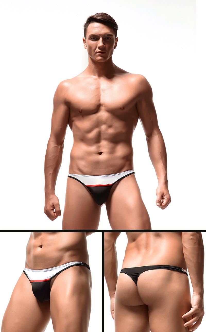 Flex Tech Chromatic Thong | dmunderwear detail image 9