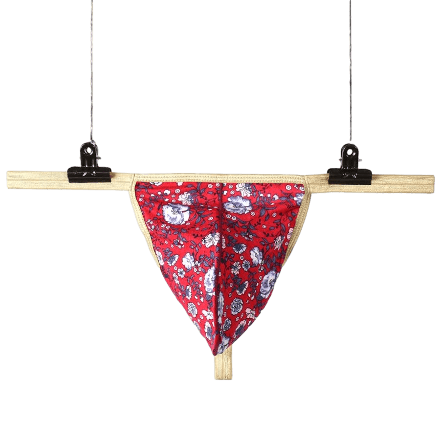 Floral Bulge G-String | dmunderwear detail image 7