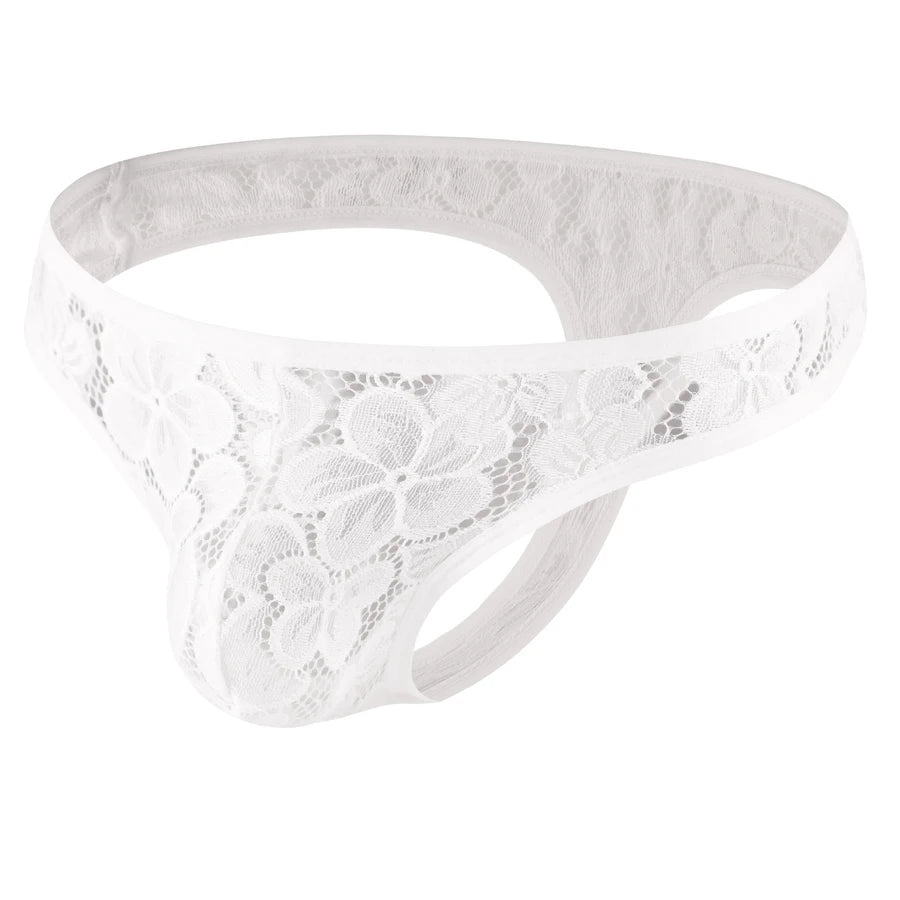 Floral Lace Thong | dmunderwear detail image 8