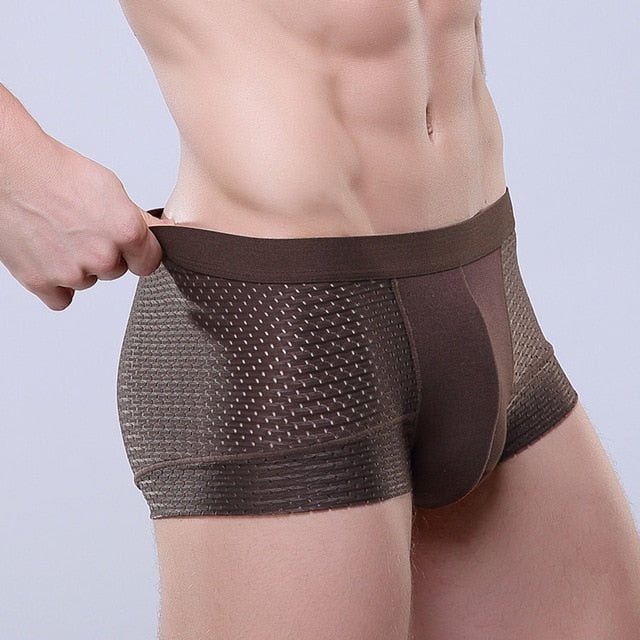 Four Corners Mesh Boxer Brief | dmunderwear detail image 13