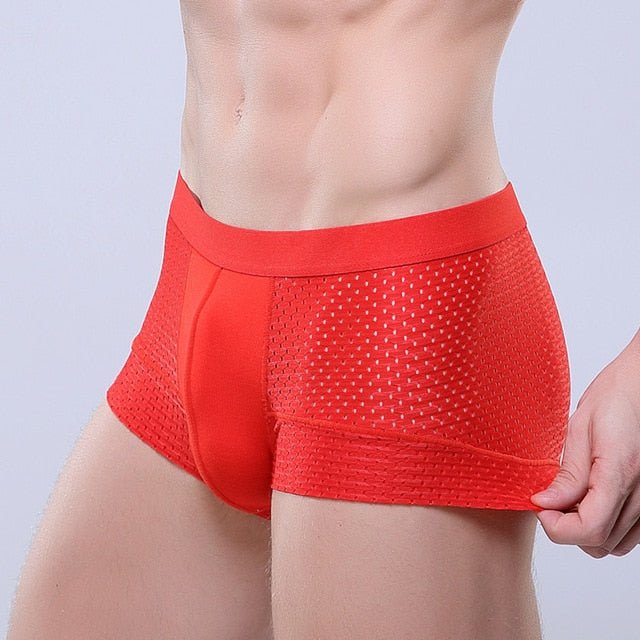 ORVLS Four Corners Mesh Boxer Brief | dmunderwear detail image 4