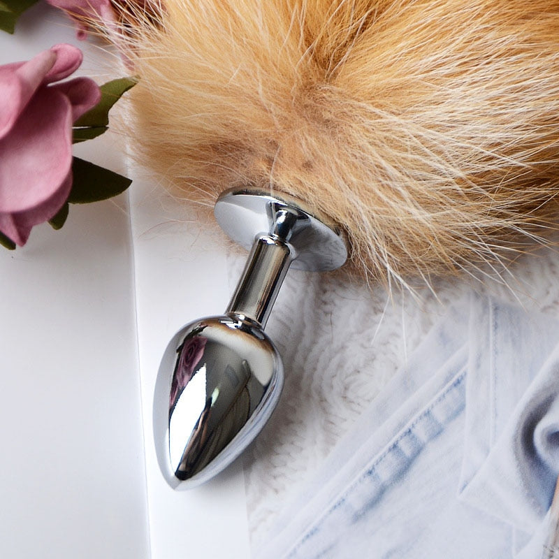 Fox Tail Anal Butt Plug | dmunderwear detail image 20