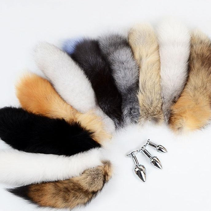 Fox Tail Anal Butt Plug | dmunderwear detail image 3