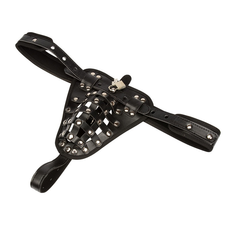 Gay Chastity Locking Belt Briefs | dmunderwear