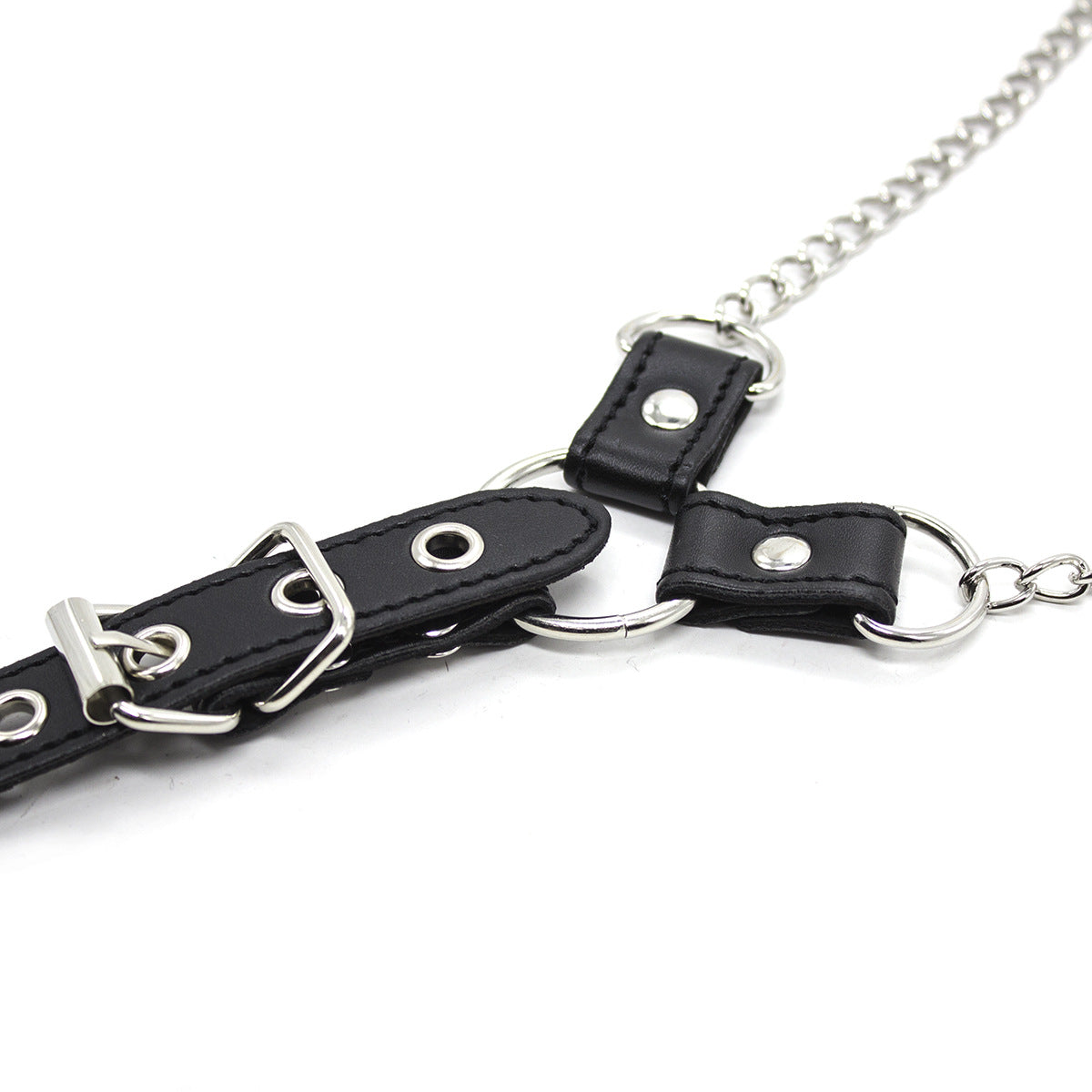 Gay Nipple Clamps With Chain And Cock Ring | dmunderwear detail image 13
