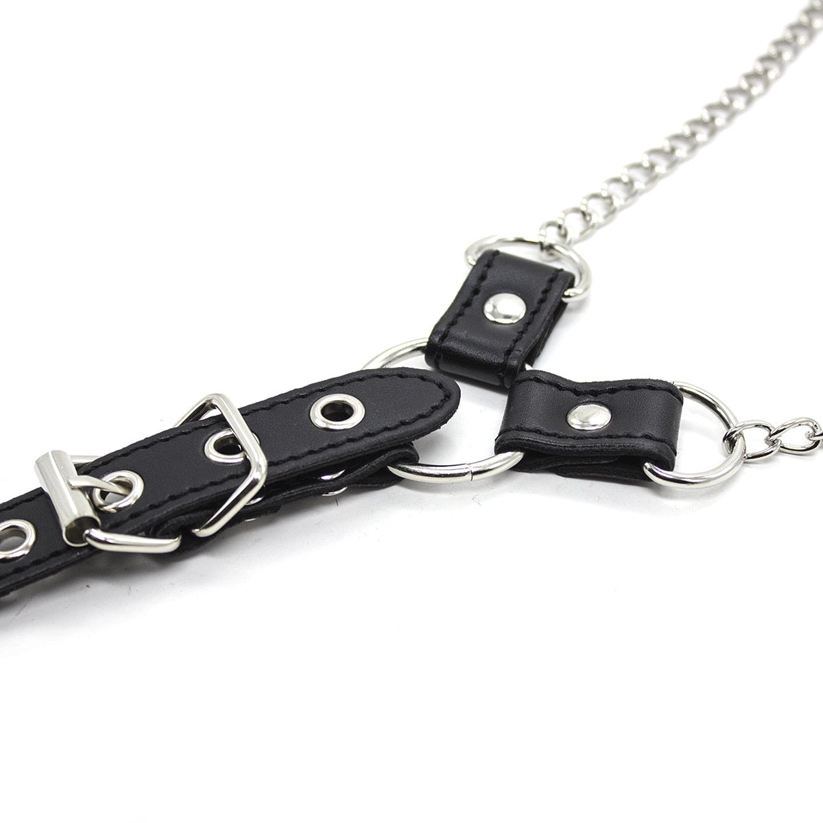 Gay Nipple Clamps With Chain And Cock Ring | dmunderwear detail image 5