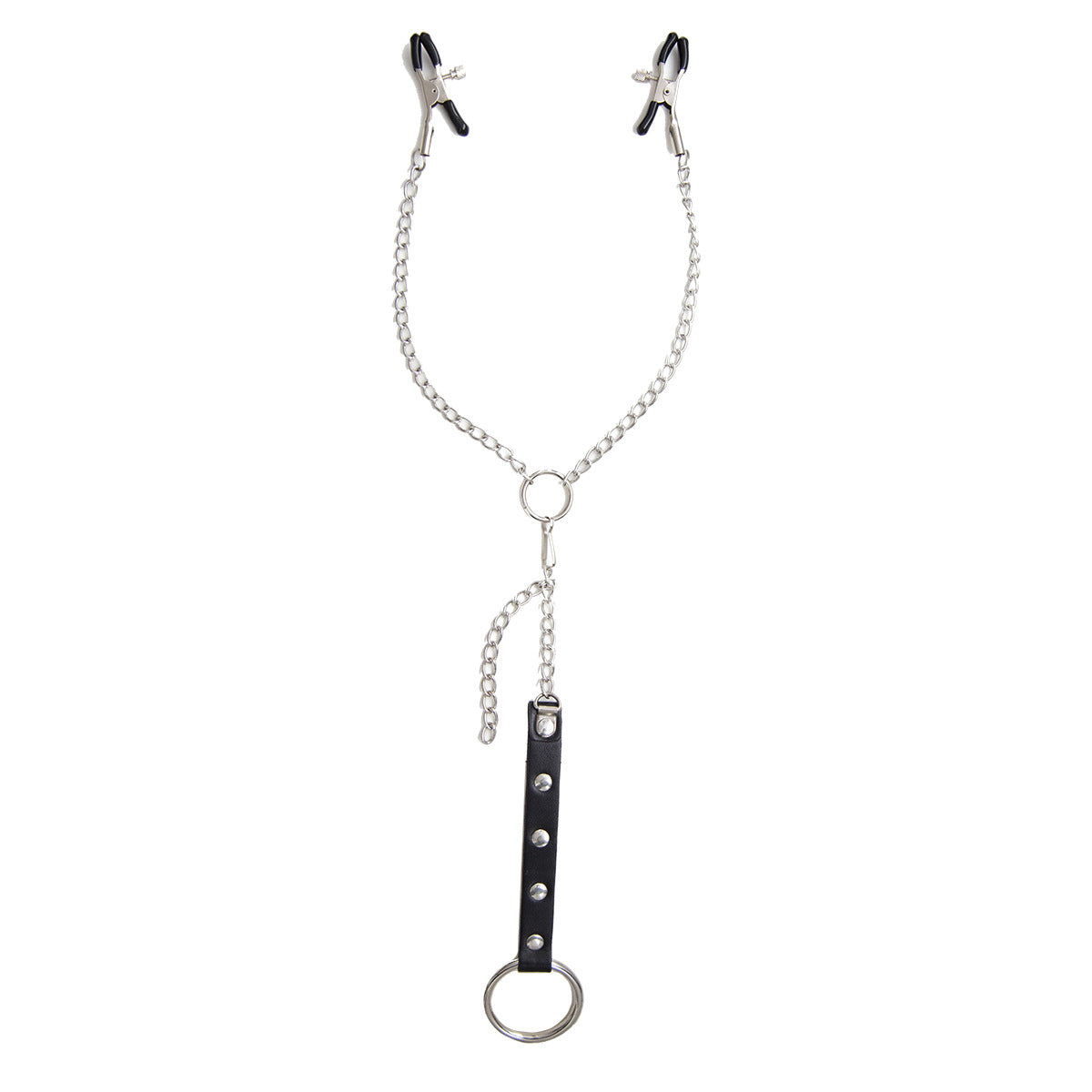Gay Nipple Clamps With Chain And Cock Ring | dmunderwear detail image 8