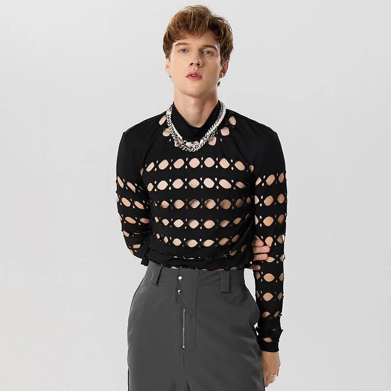 ORVLS Geometric Oval Turtle Neck | dmunderwear detail image 2