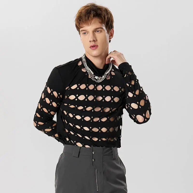 ORVLS Geometric Oval Turtle Neck | dmunderwear detail image 4