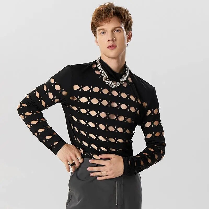 ORVLS Geometric Oval Turtle Neck | dmunderwear detail image 5