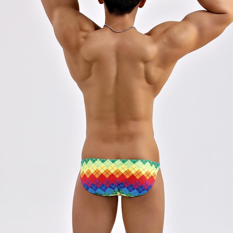 ORVLS Geometry Prism Ultra Skinny Swim Briefs | dmunderwear detail image 2