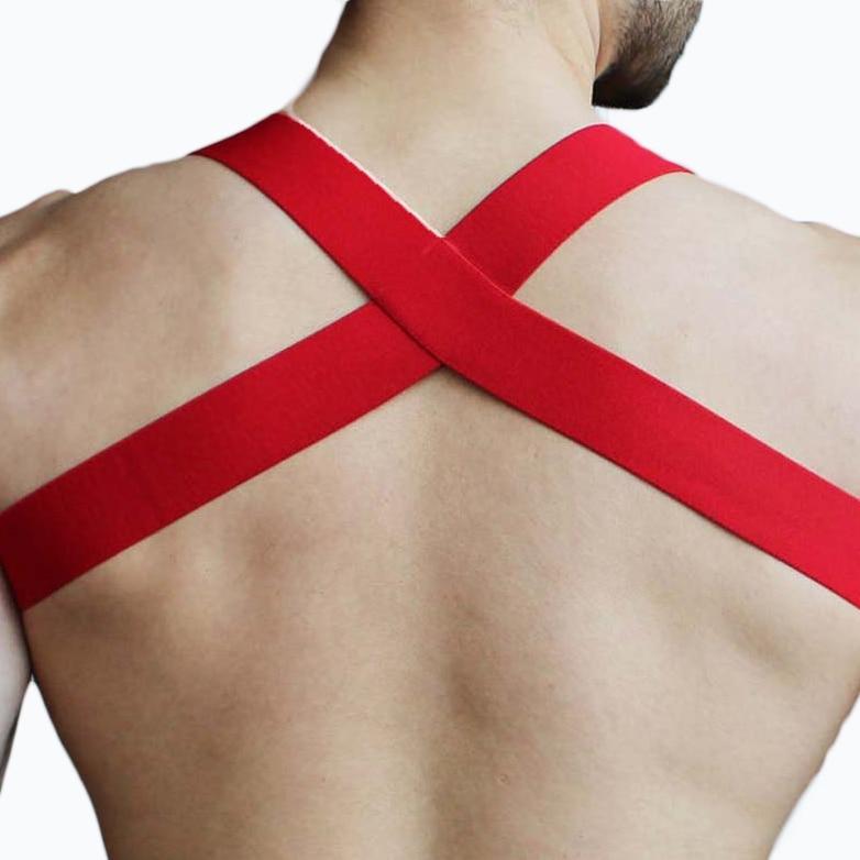 Gold Chain Chest Harness | dmunderwear detail image 3