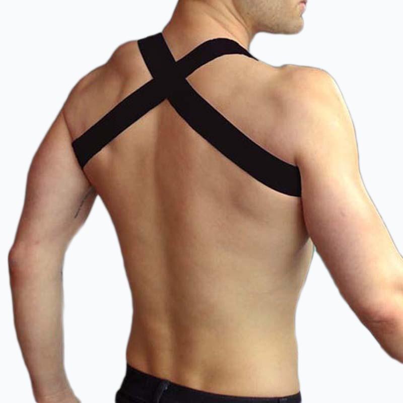 Gold Chain Chest Harness | dmunderwear detail image 7