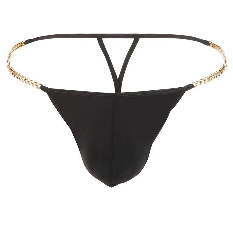 Gold Chain Thong | dmunderwear detail image 7