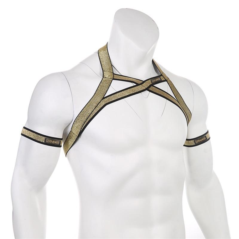 Gold Cross Harness | dmunderwear detail image 6