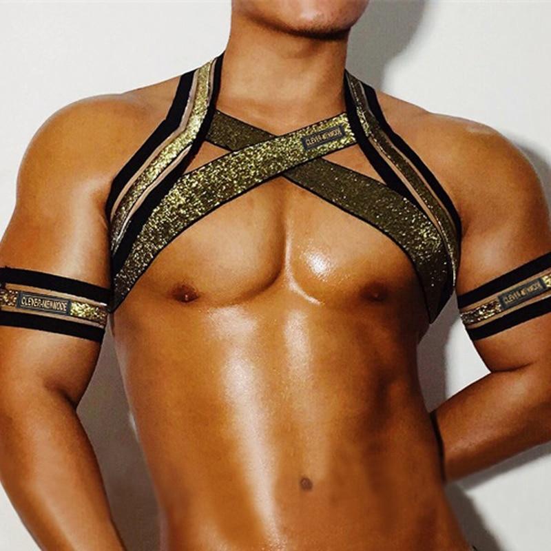 ORVLS Gold Cross Harness | dmunderwear