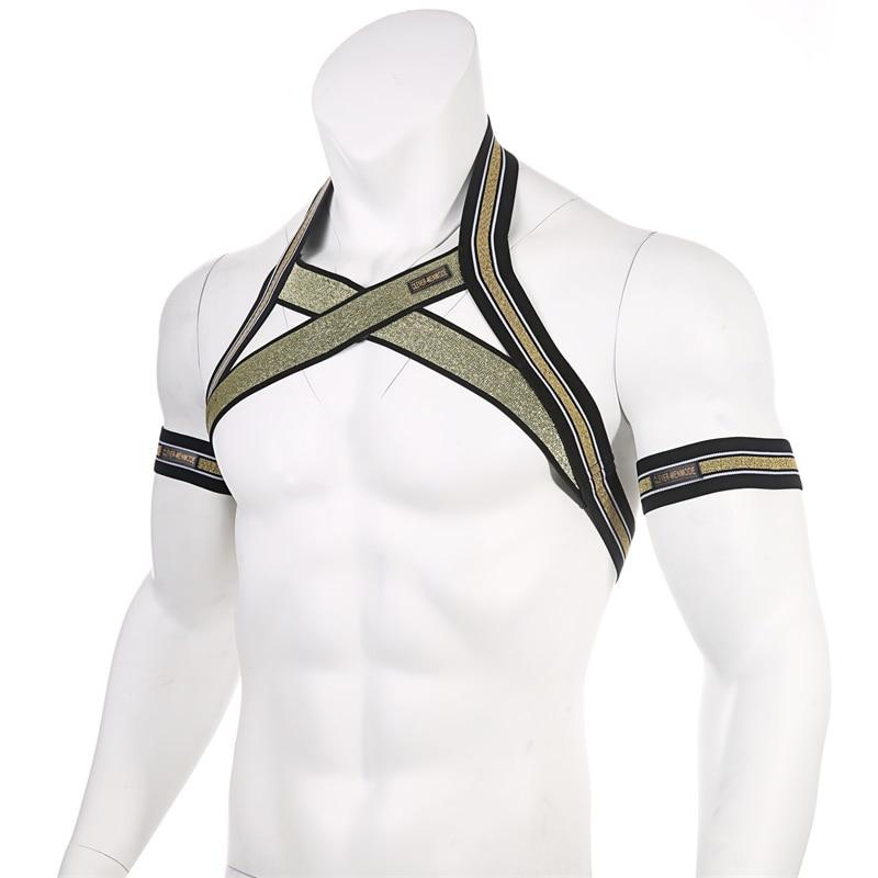 ORVLS Gold Cross Harness | dmunderwear detail image 5