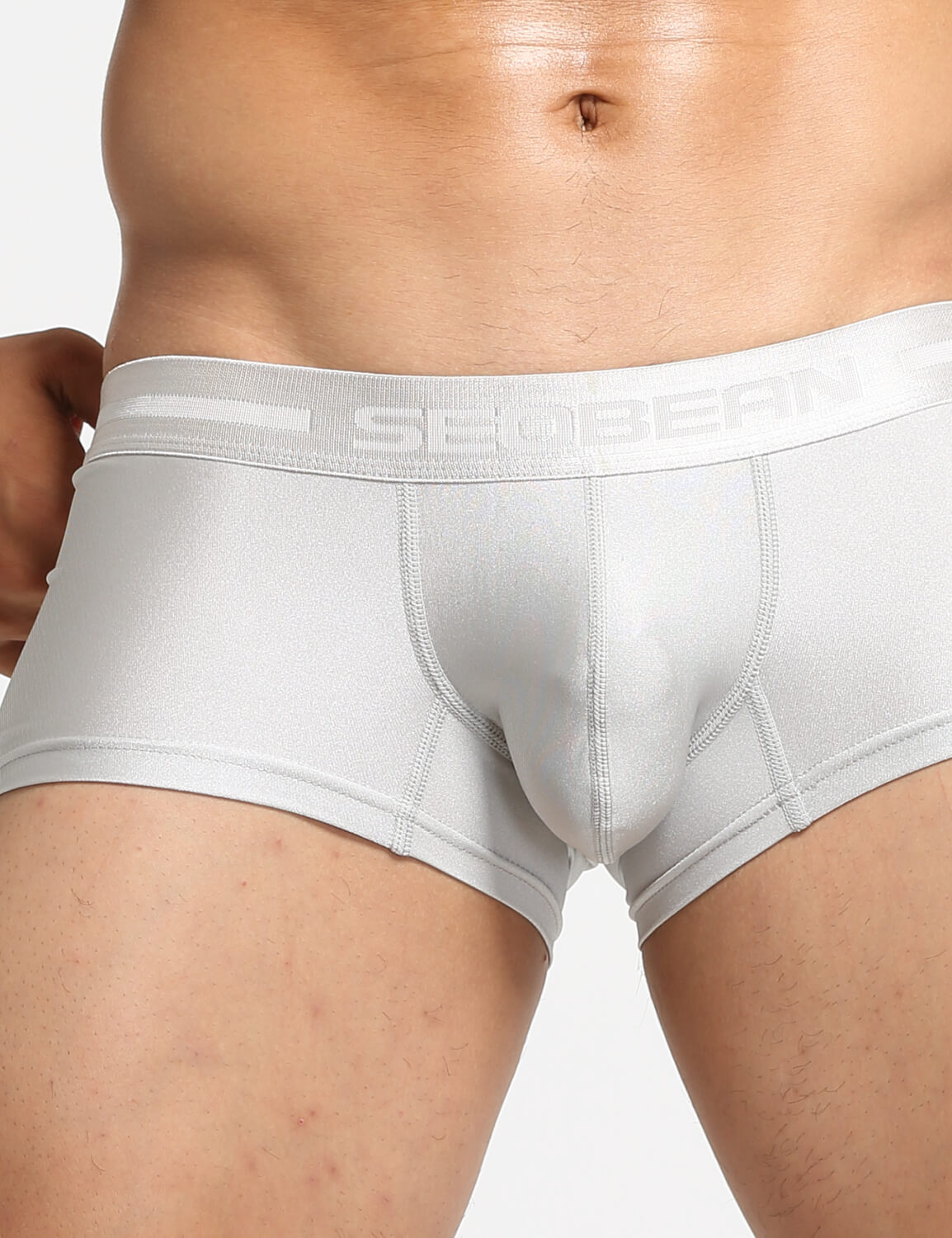 Shiny Gold or Silver Boxer Briefs 10212 | dmunderwear detail image 12