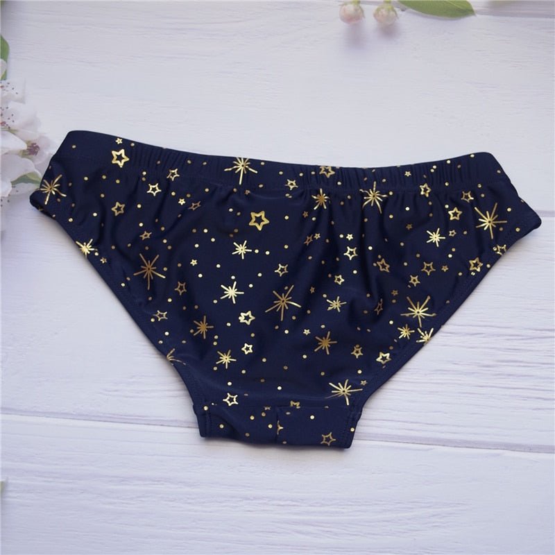 ORVLS Gold Stars Swim Briefs | dmunderwear detail image 2