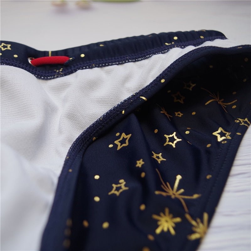 ORVLS Gold Stars Swim Briefs | dmunderwear detail image 3