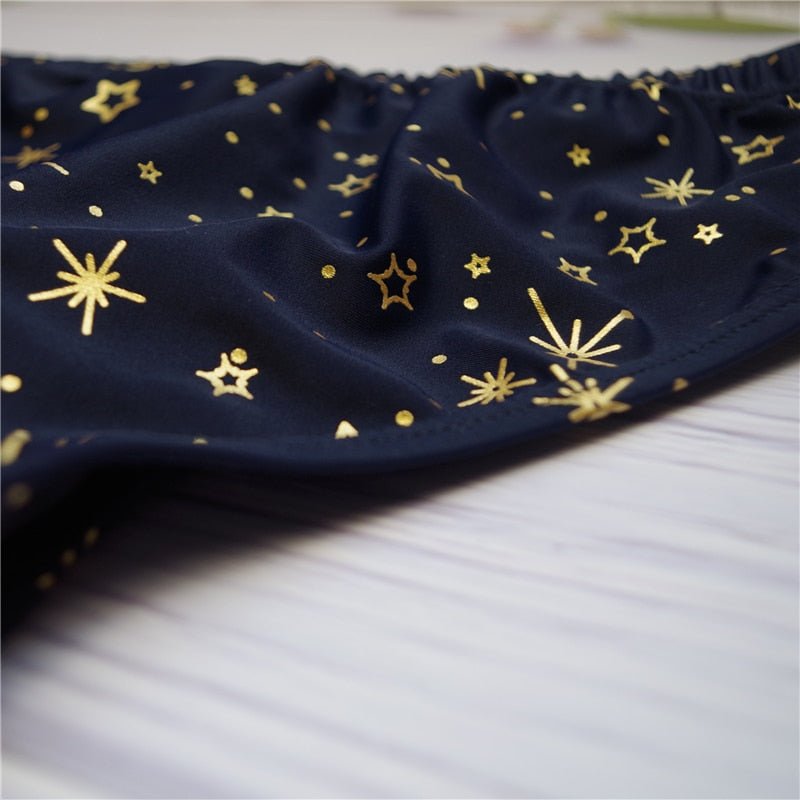ORVLS Gold Stars Swim Briefs | dmunderwear detail image 5
