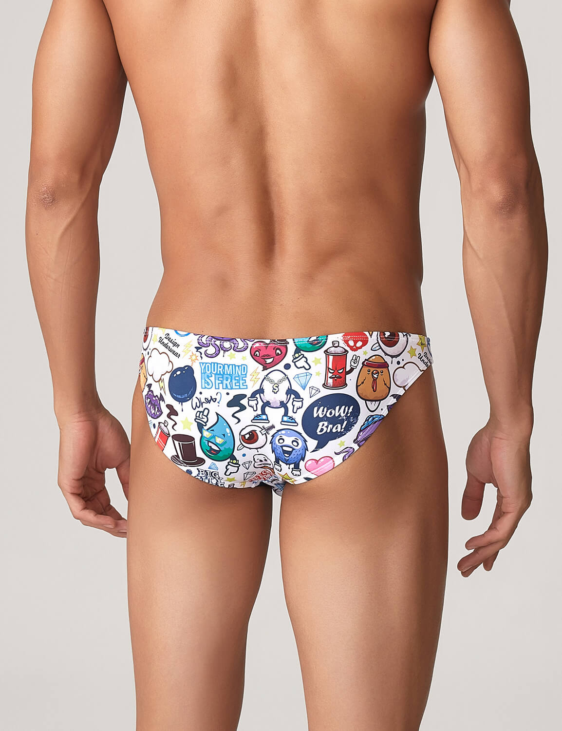 Graffiti Bikini Brief 220102 | dmunderwear detail image 4