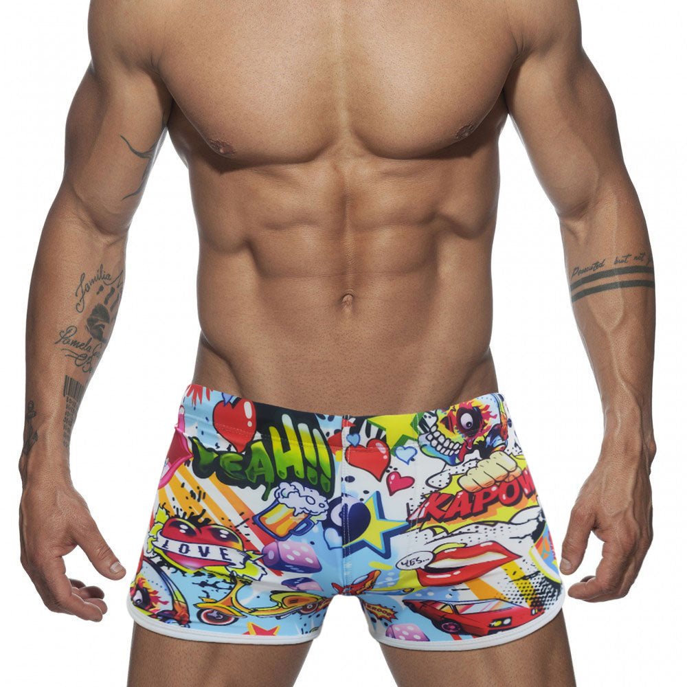 ORVLS Graffiti Explosion Swim Trunks | dmunderwear