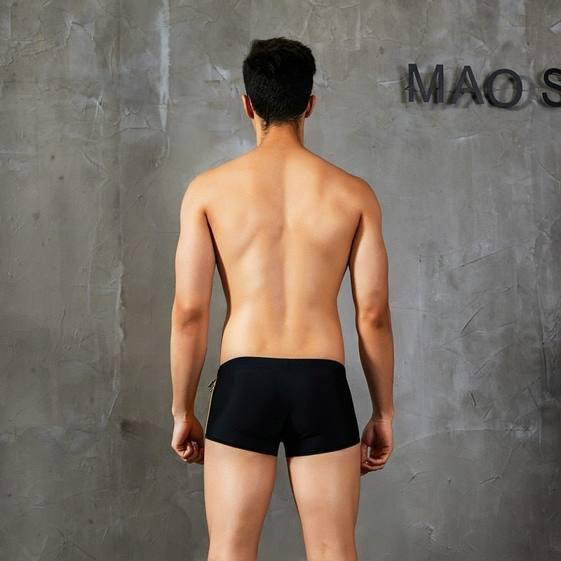 ORVLS Graffiti Stripe Swim Trunks | dmunderwear detail image 7