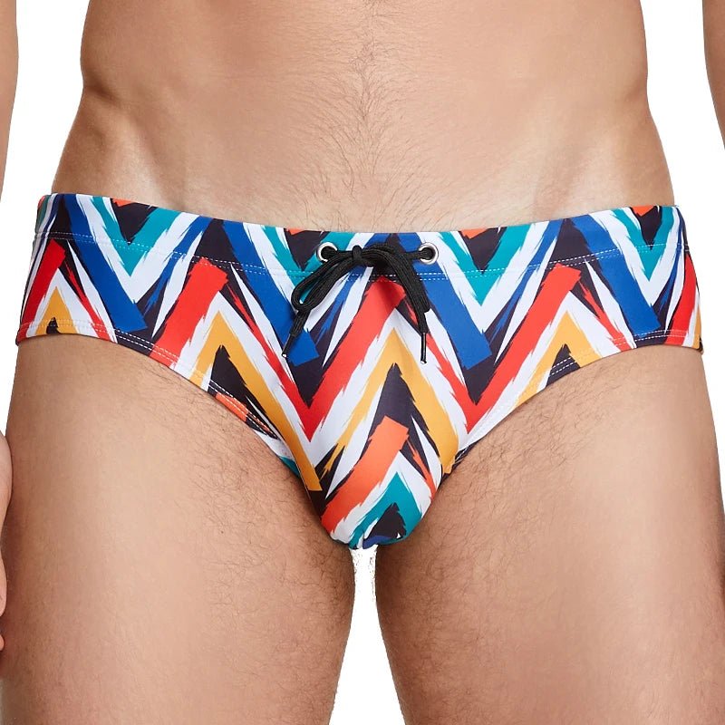 Graffiti Waves Swim Briefs | dmunderwear