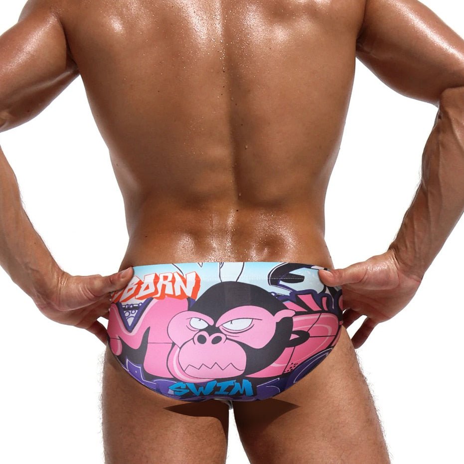 ORVLS Great Gorilla Swim Briefs | dmunderwear detail image 2