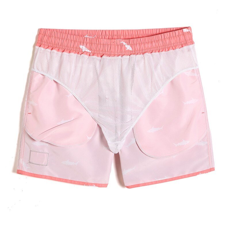ORVLS Great Pink Board Shorts | dmunderwear detail image 3