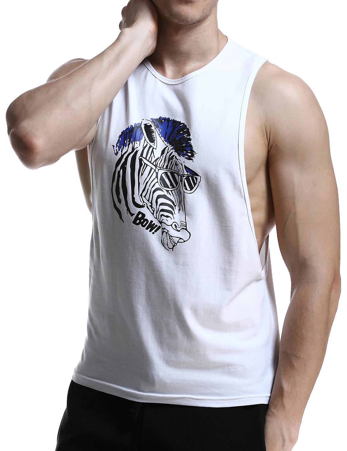 Gym Cotton Fitness Tank Top 60702 | dmunderwear detail image 9
