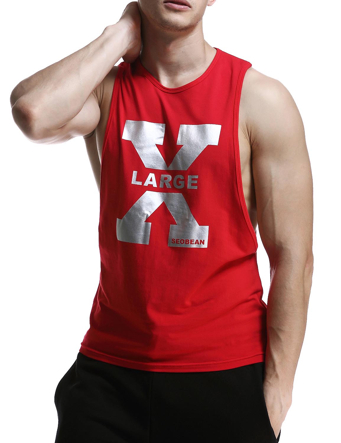 Gym Cotton Fitness Tank Top 60703 | dmunderwear detail image 12
