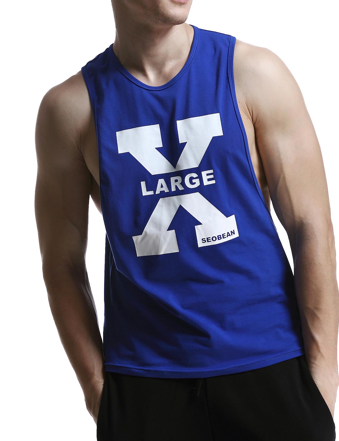 Gym Cotton Fitness Tank Top 60703 | dmunderwear detail image 15