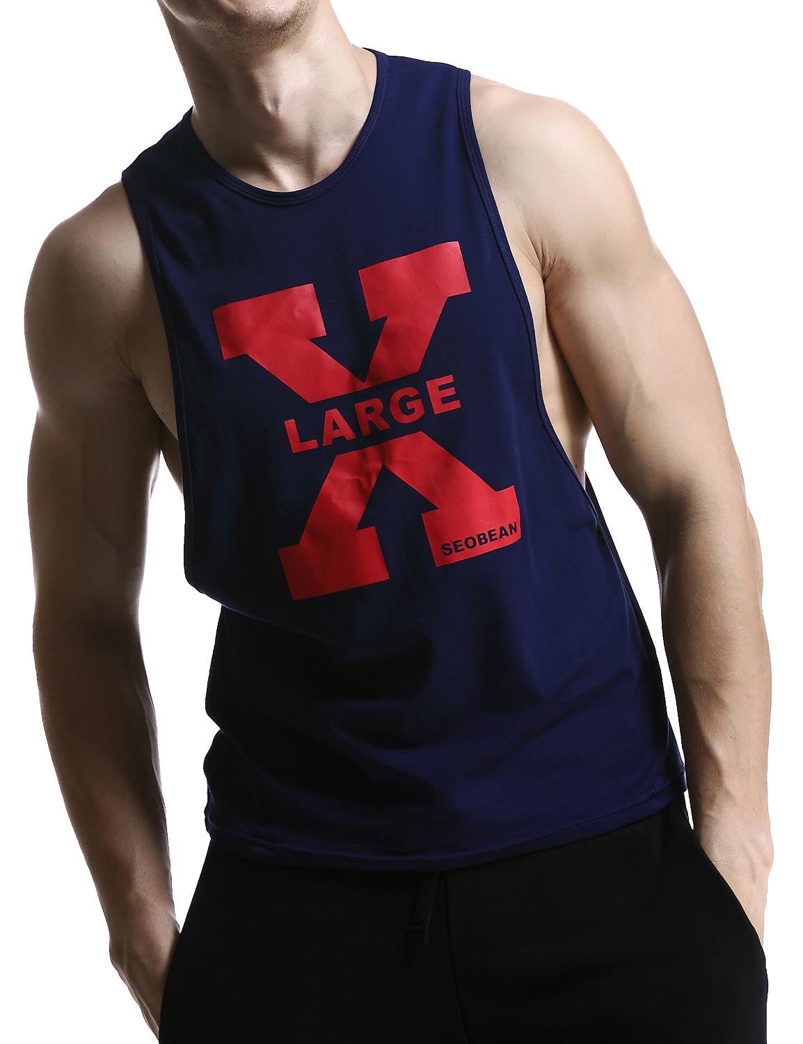 Gym Cotton Fitness Tank Top 60703 | dmunderwear detail image 18